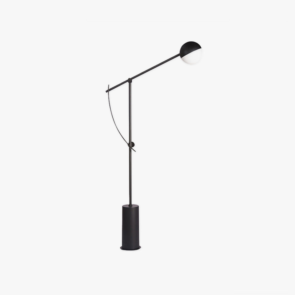 Mira Moderna Minimalista Metal Lámpara de Pie Negra