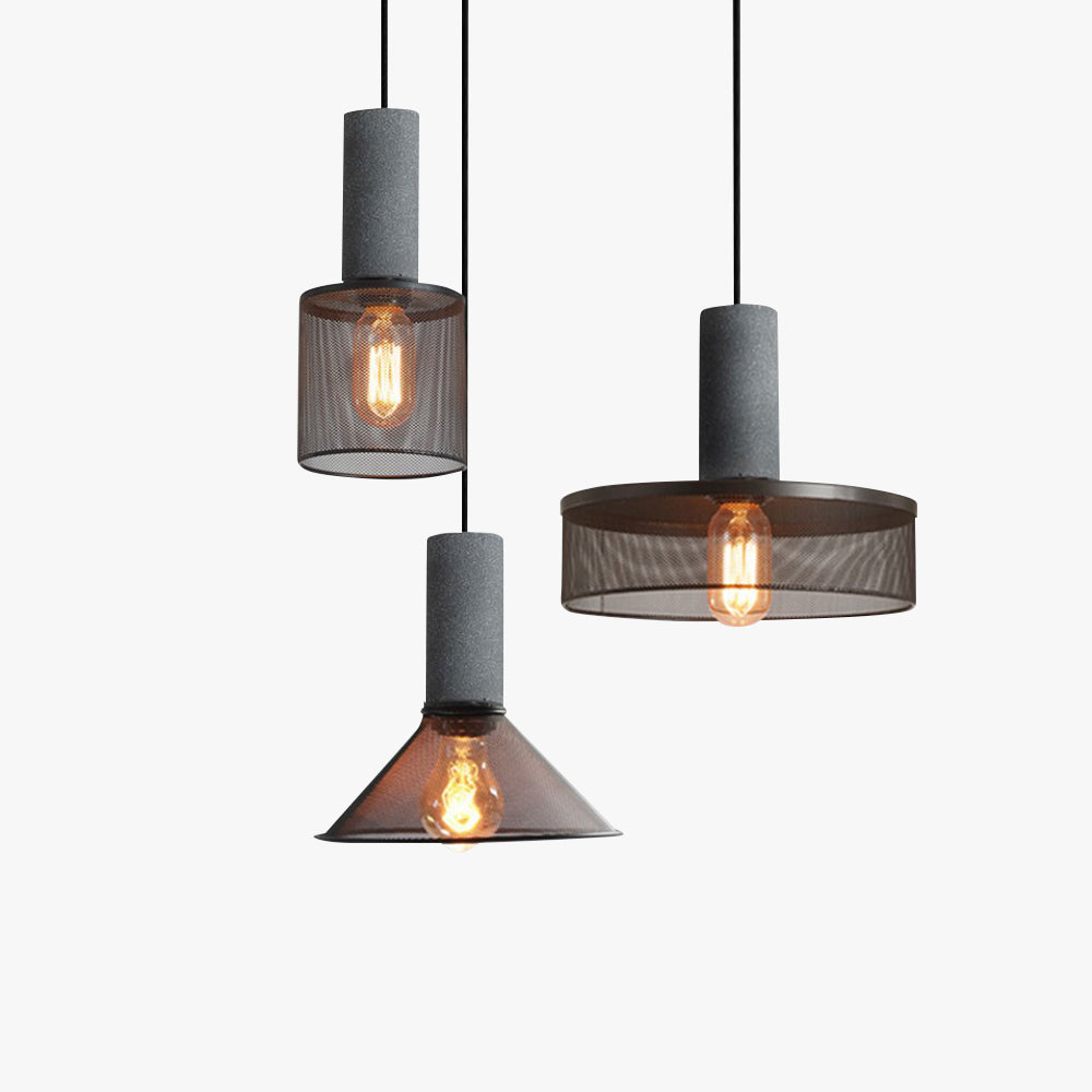 Arisha Industrial Geométrica Lámpara Colgante
