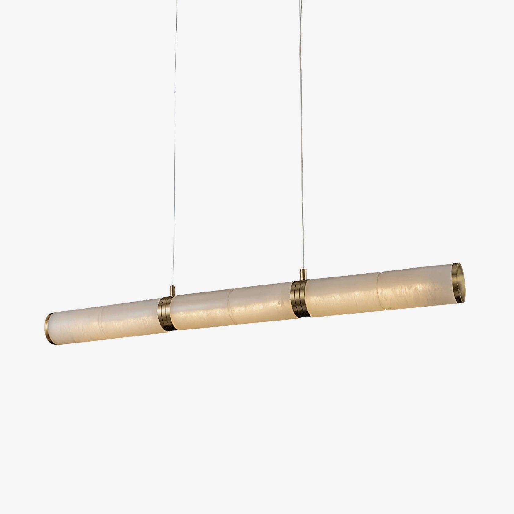 Eira Minimalist Alabaster Linear Pendant Light - Letslighting