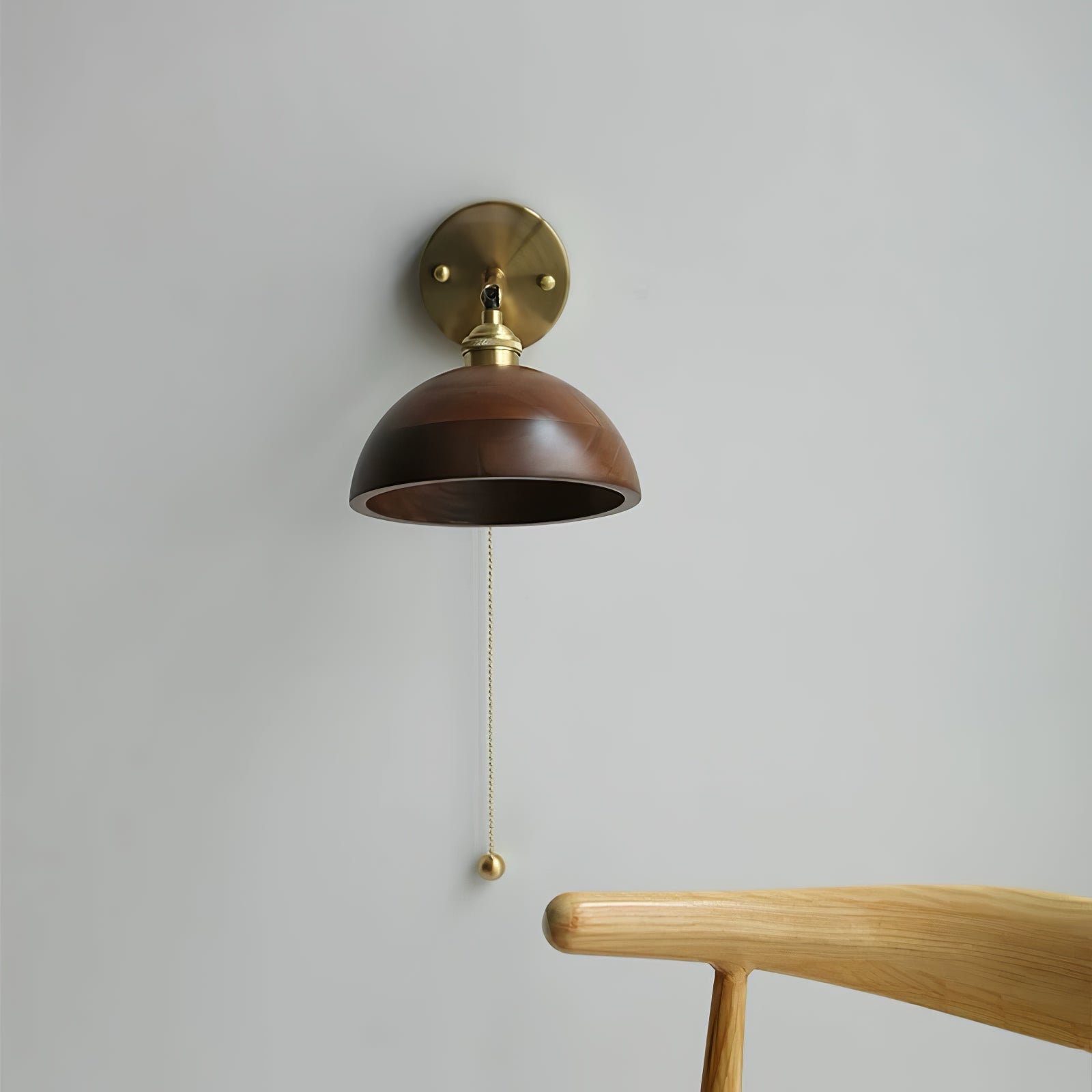 Muto Lámpara de Pared Vintage con Interruptor de Cadena