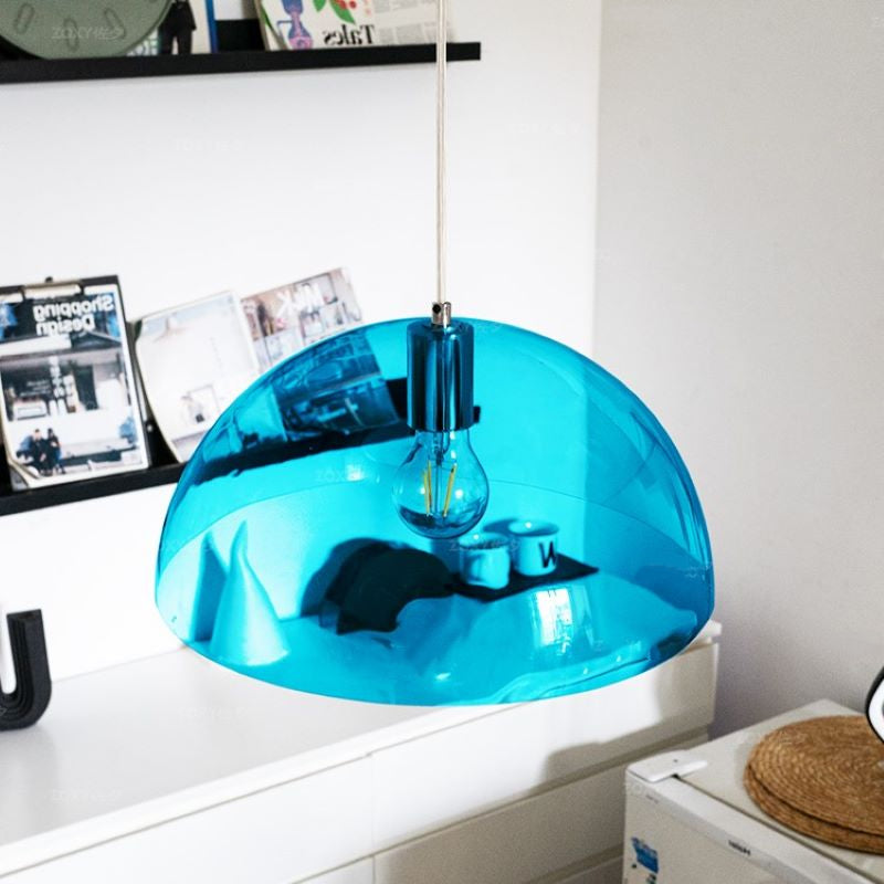 Valentina Moderno Globo Metal PVC Lámpara Colgante Cocina Salón