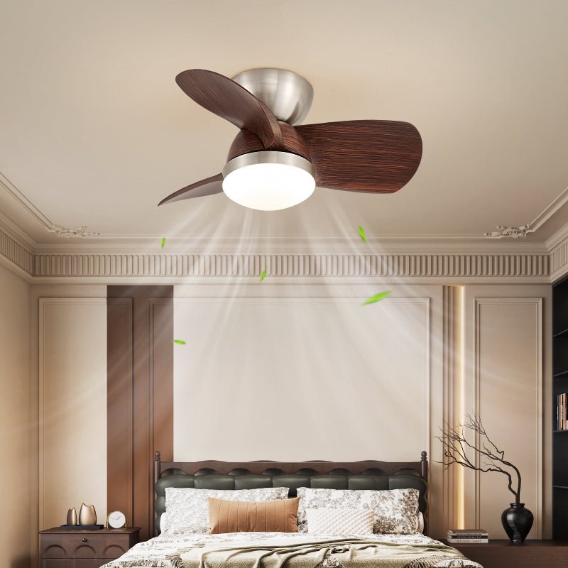 Ventilador de Techo Dyms con Luz mostrando diferentes ángulos
