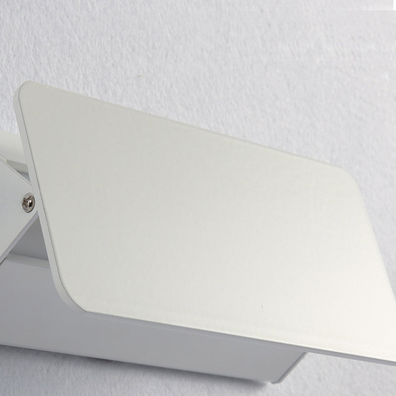 Ray Moderno LED Rectangular Aplique de Pared Interior Blanco