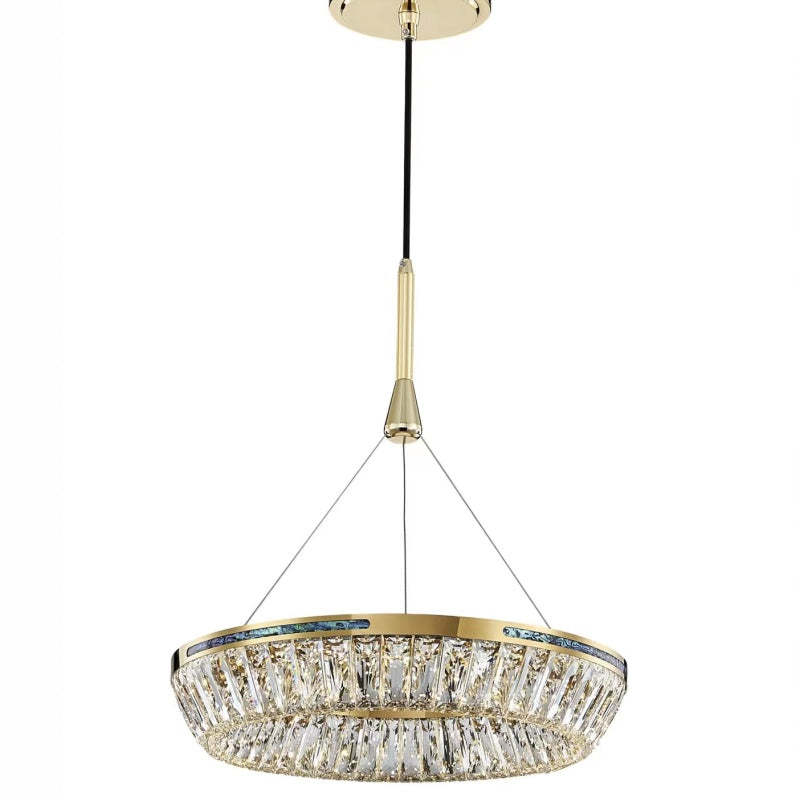 Kristy Candelabro/Lámpara Colgante Metal Cristal