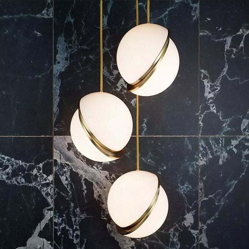 Arisha Moderna Bola LED Metal/Acrylic Lámpara Colgante Blanca