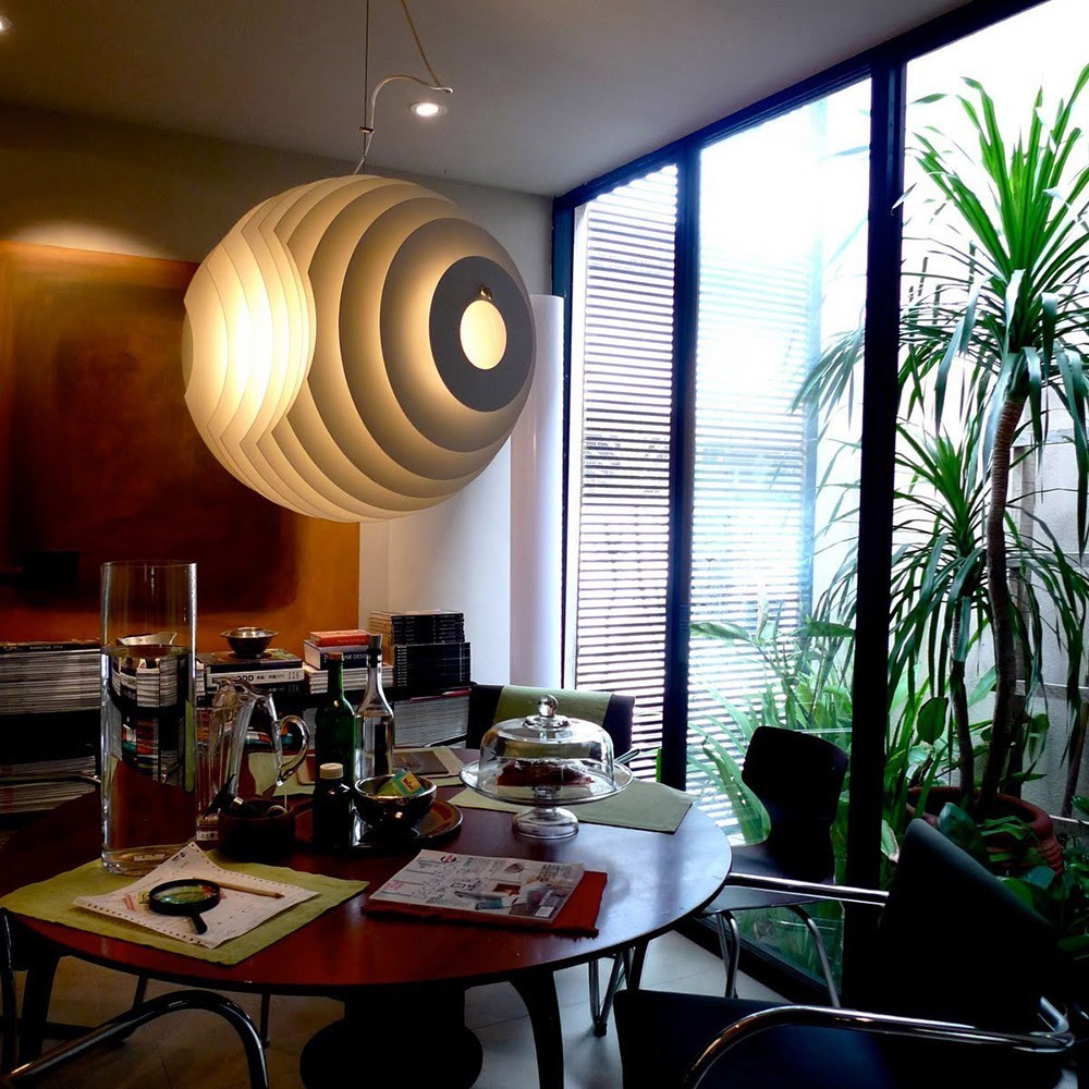 Ritta Retro Diseño Metal LED Lámpara Colgante Estudio Comedor