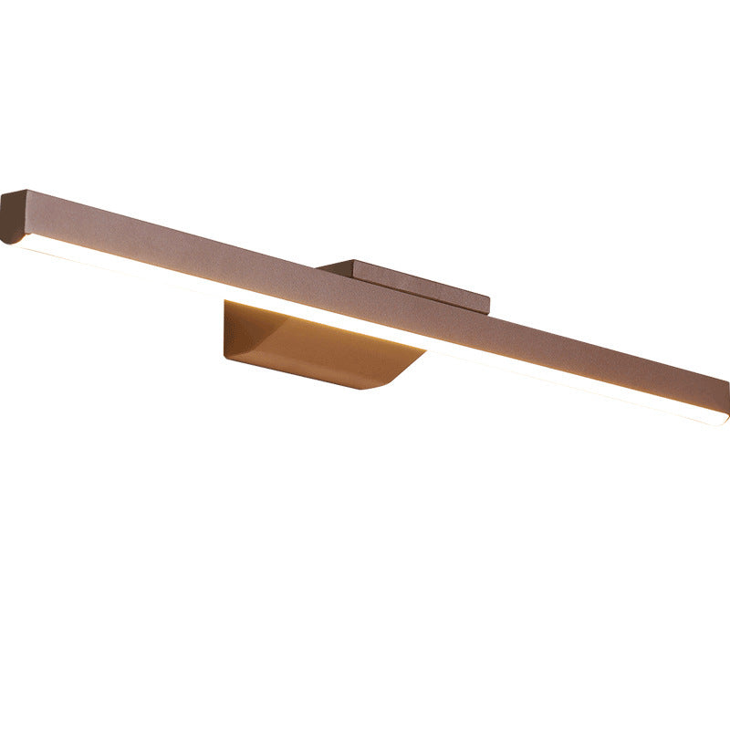 Arisha Moderno Minimalista Rectangular Aplique de Pared Marrón
