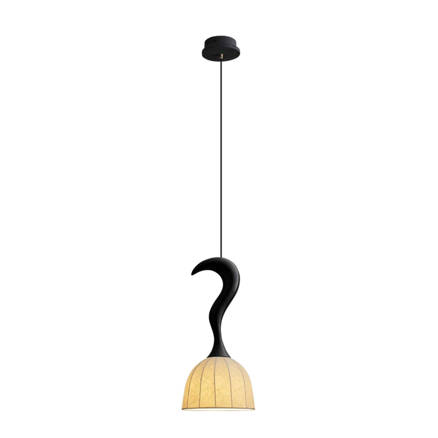 Colire Creativity Twisted Metal Wood Pendant Light - Letslighting