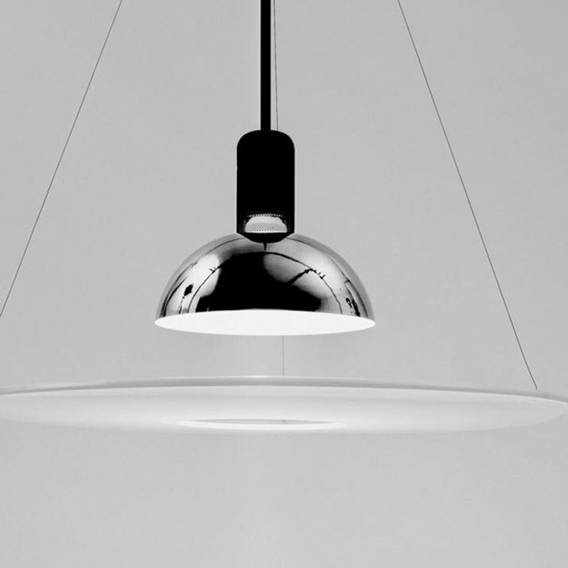 Levi Minimalista Nórdica Metal/Acrílico Lámpara Colgante Croma/Negra/Roja/Dorada