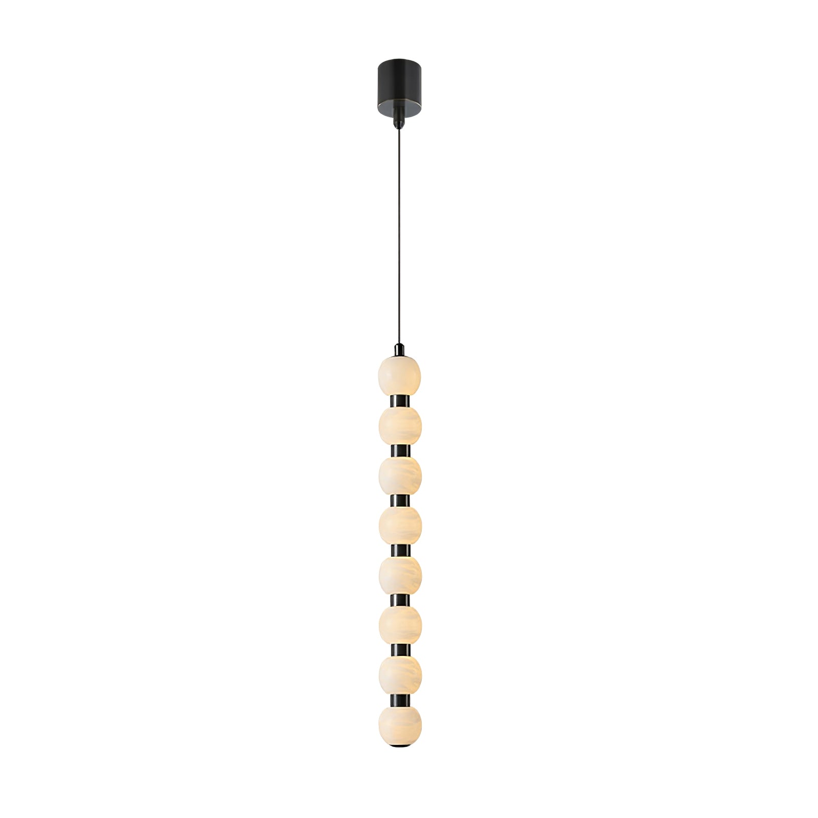 Lyra Modern Alabaster Pendant Light Staircase - Letslighting