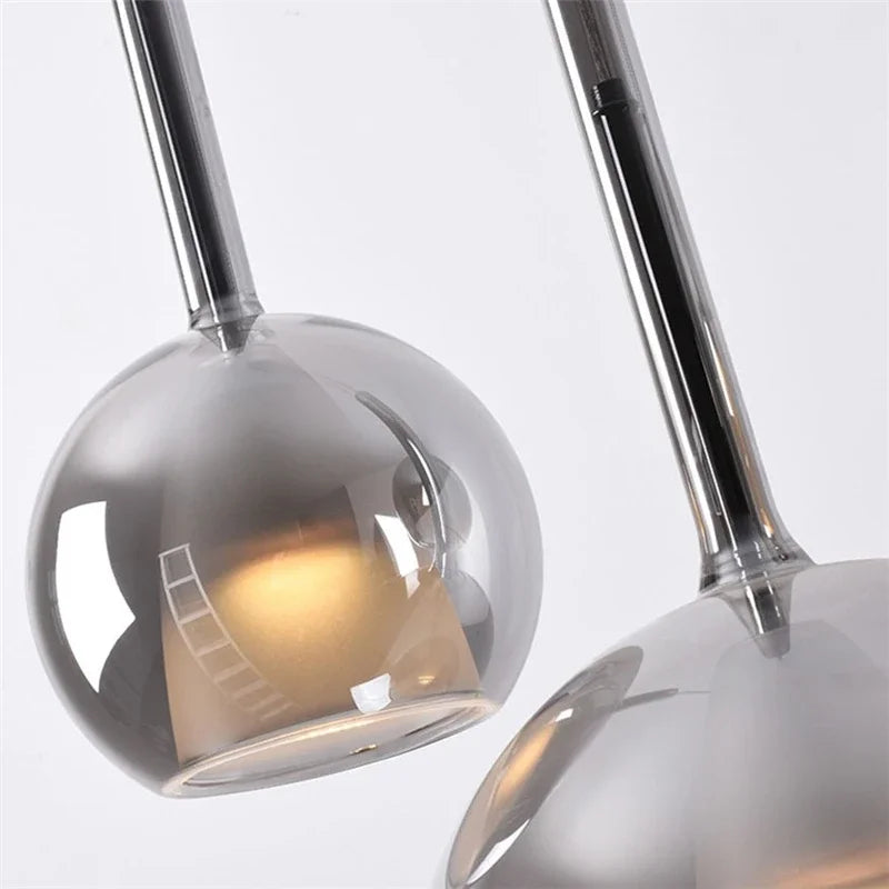 Valentina Moderno Esfera LED Lámpara Colgante Vidrio Comedor