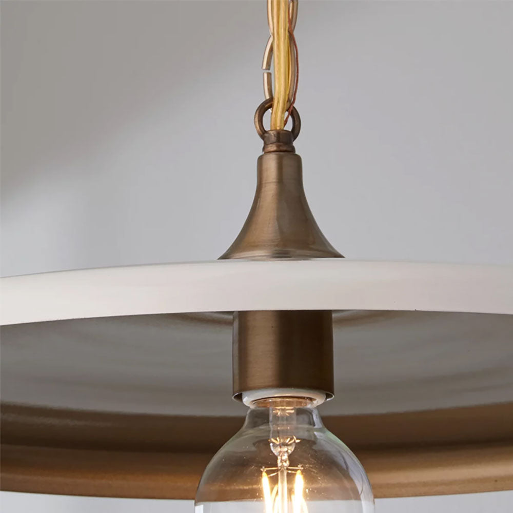 Silva Industrial Retro Metal LED Lámpara Colgante Blanco/Negro/Oro Salón