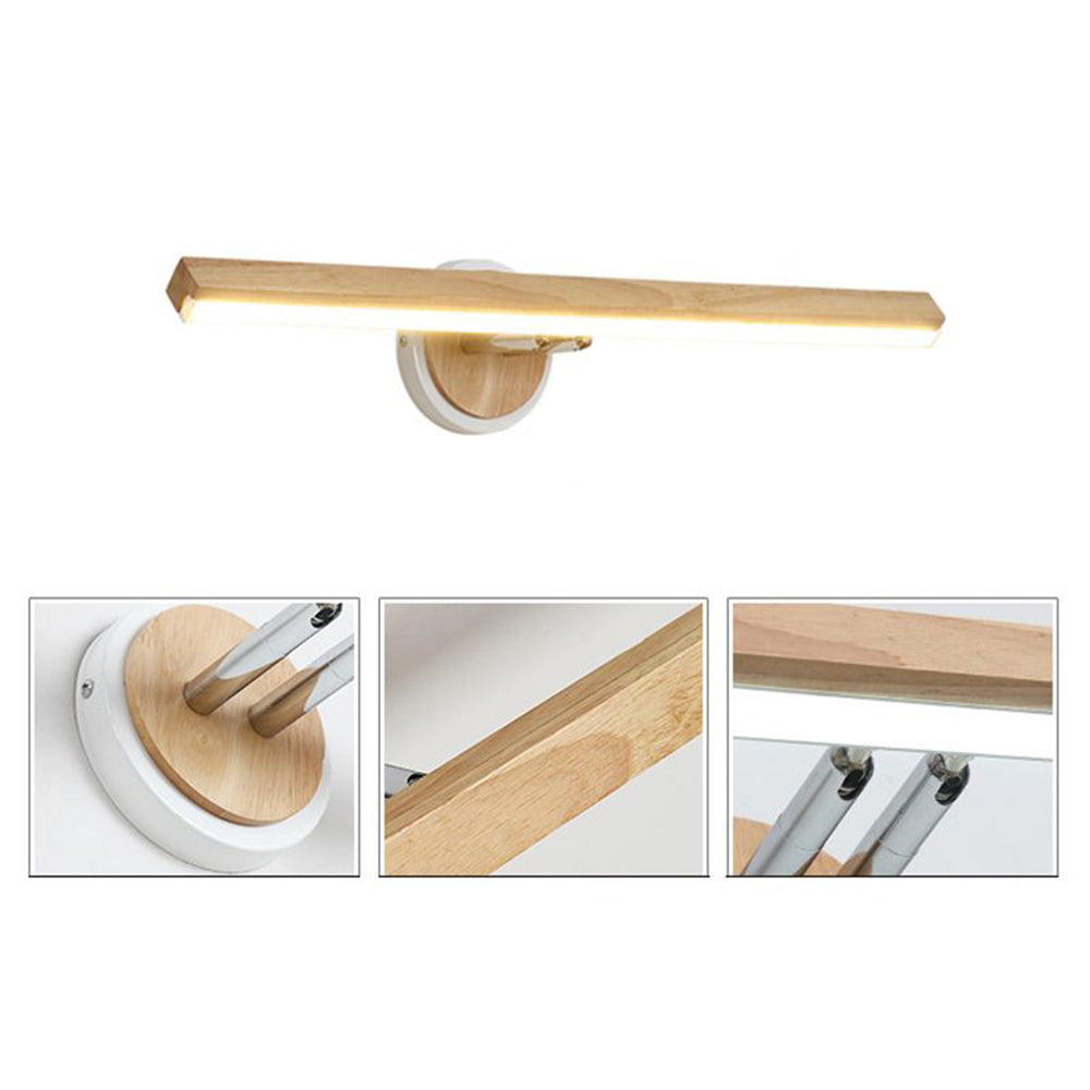 Muto Madero Aplique de Espejo para baño, Lineal & Círculo, L60CM