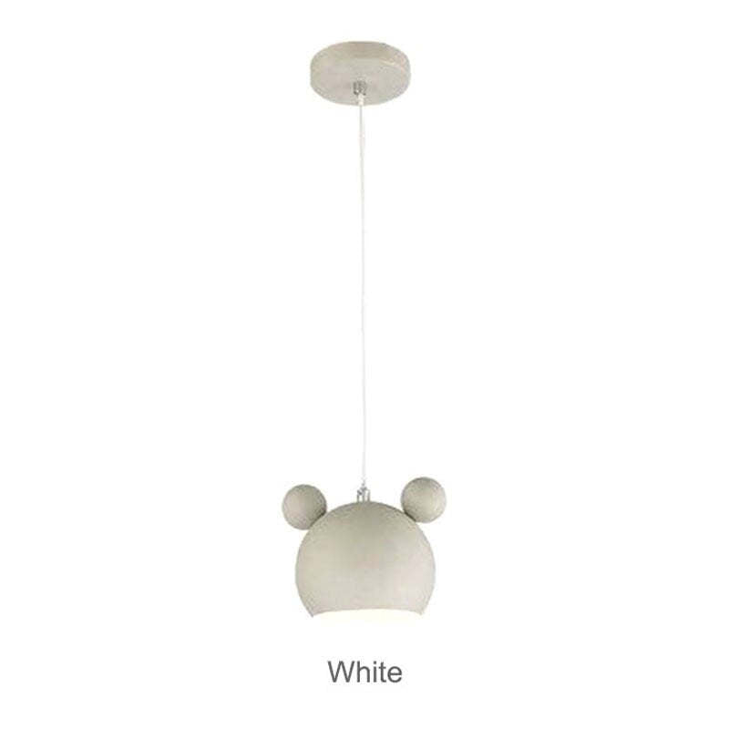 Valentina Infantil Animal Metal Lámpara Colgante Negra/Verde/Rosada/Blanca/Gris