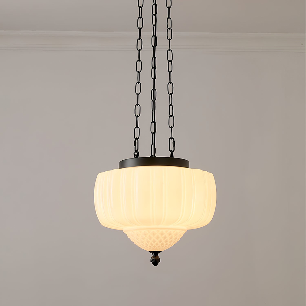 Valentina Moderno Minimalista Metal Vidrio Lámpara Colgante Salón