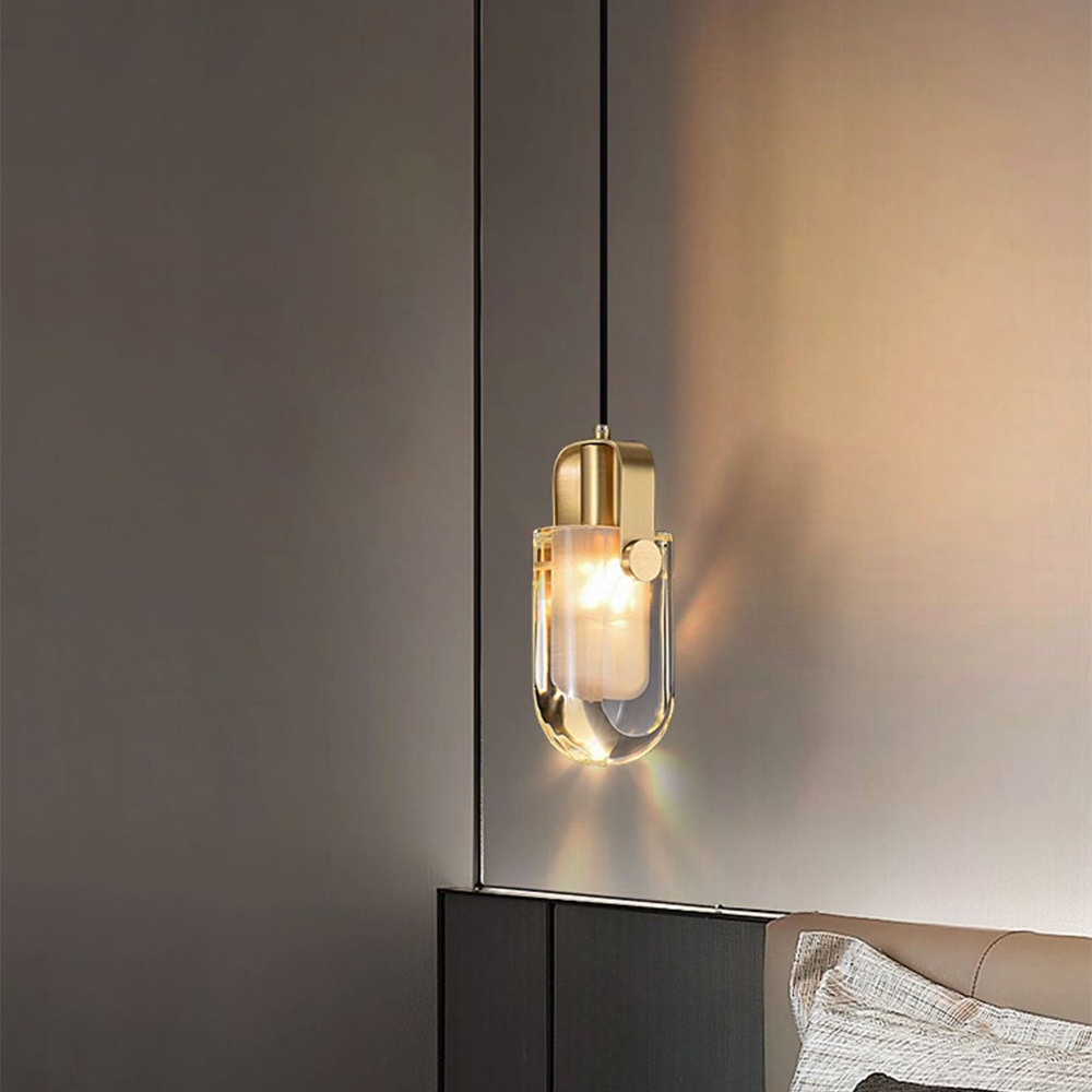 Kristy Clásico Lineal Lámpara Colgante Cristal Comedor Salón