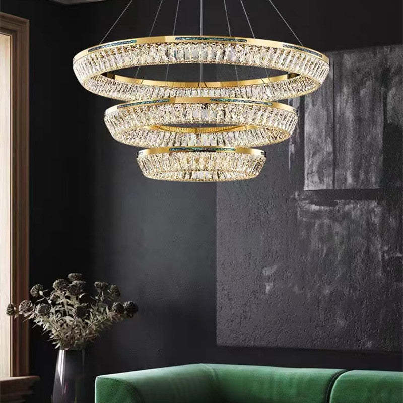 Kristy Candelabro/Lámpara Colgante Metal Cristal