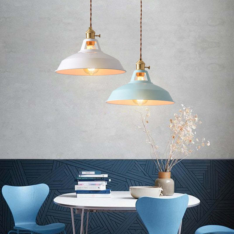 Valentina Nordica Metal LED Lámpara Colgante Negra/Blanca