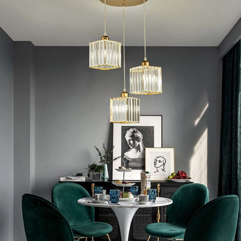 Arisha Moderna Redonda Metal Lámpara Colgante Dorada/Negra