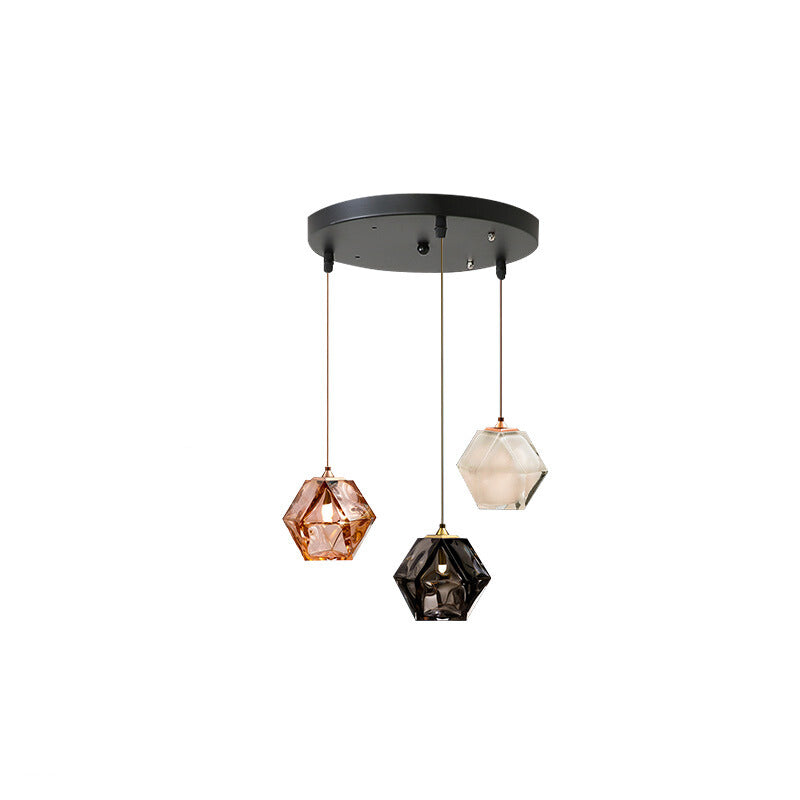 Valentina Poliedro LED Lámpara Colgante Metal/Vidrio Dormitorio/Cocina