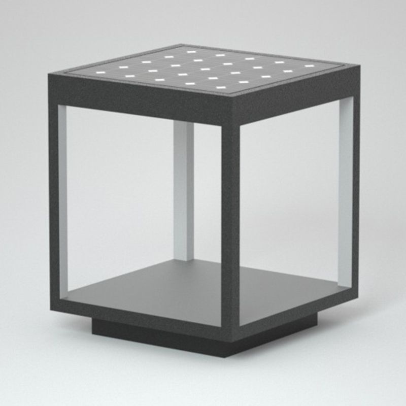 Ray Moderno Lámpara Exterior Rectangular Metal Patio