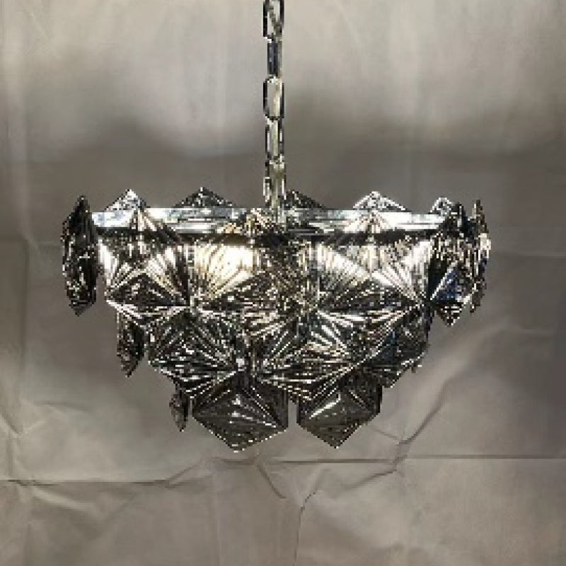 Kristy Candelabro Lámpara Colgante Metal/Cristal Clara