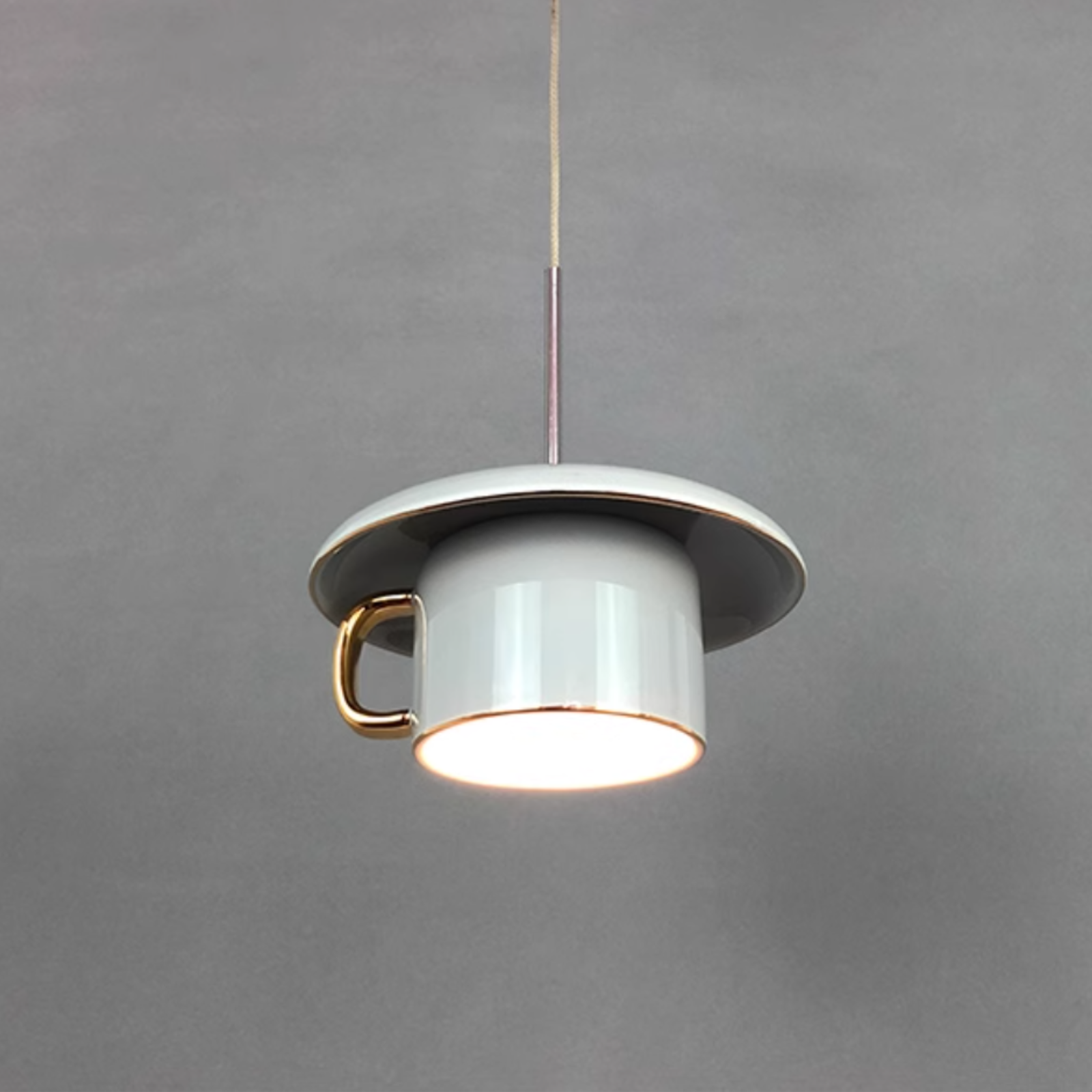 Valentina Urbano Taza Cerámico LED Lámpara Colgante Salón