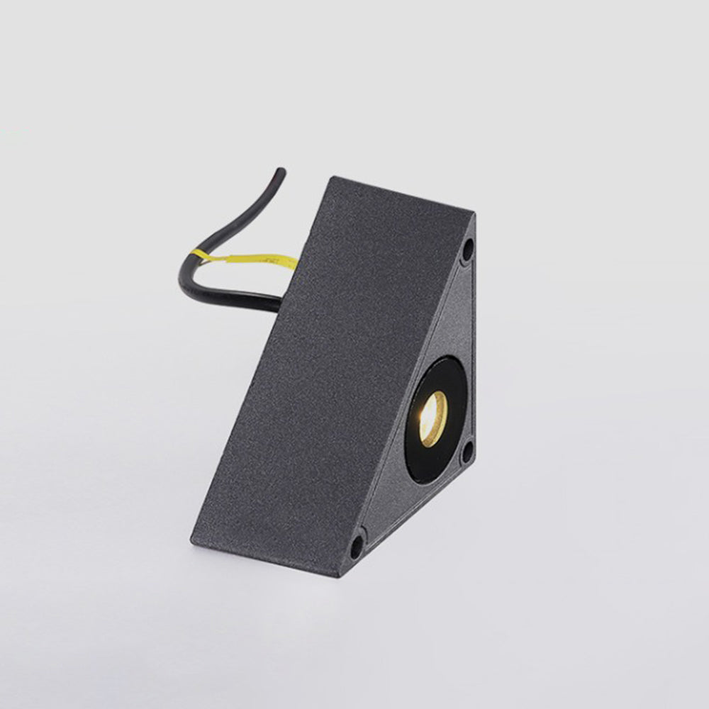 Ray Moderna Triangular LED Metal Acrílico Lámpara Exterior