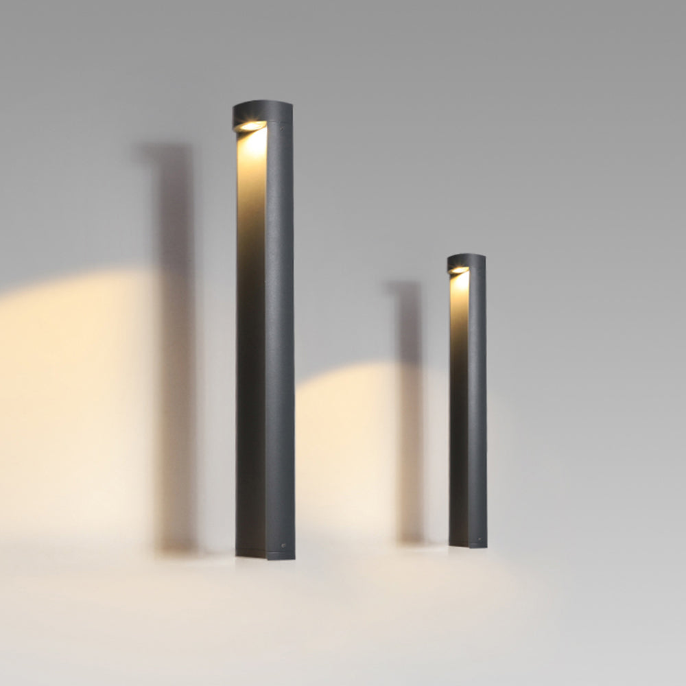 Ray Moderno Lámpara De Pie Exterior Cilíndrica Metal Patio