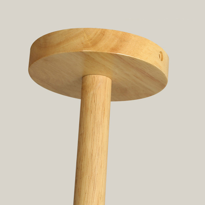 Muto Diseño Geométrica Lámpara de Techo Madera