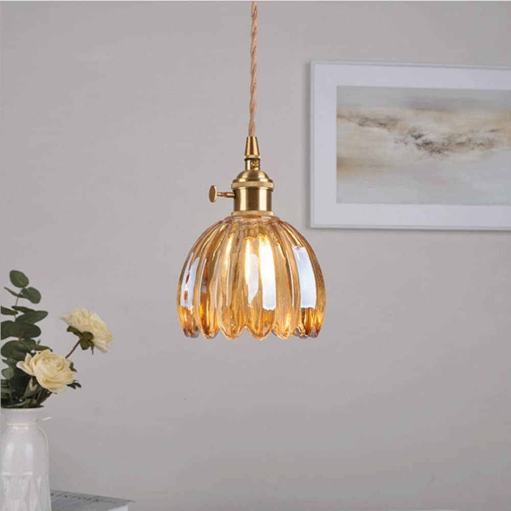 Valentina Retro LED Lámpara Colgante Vidrio Salón