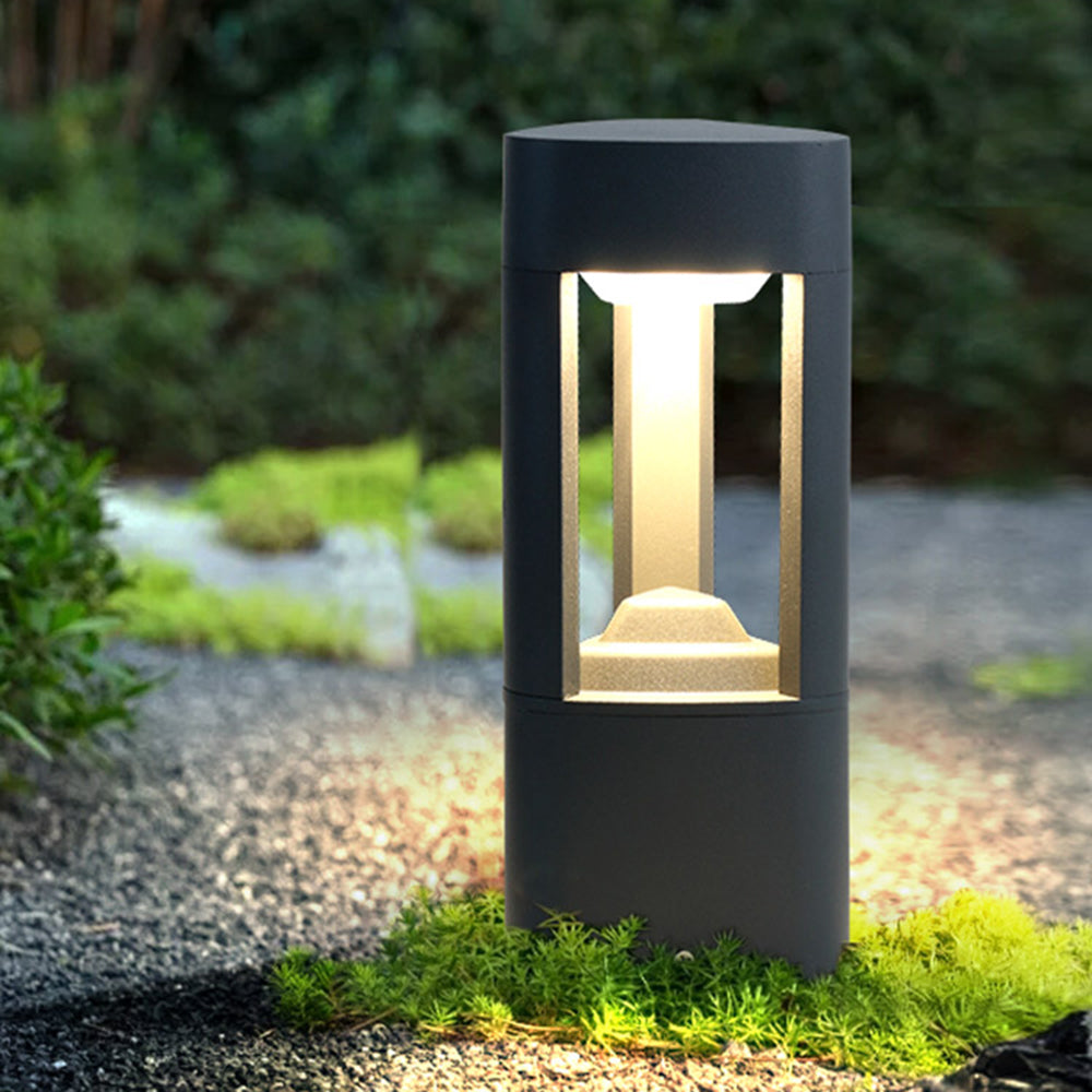 Ray Lámpara De Pie Exterior Moderno Metal Acrílico