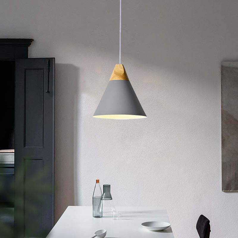 Valentina Moderna Madera/Metal Lámpara Colgante