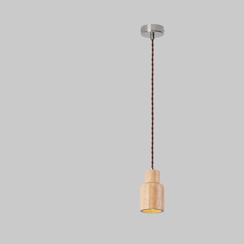 Muto Cabaña Instalar LED Lámpara Colgante Madera Dormitorio/Comedor