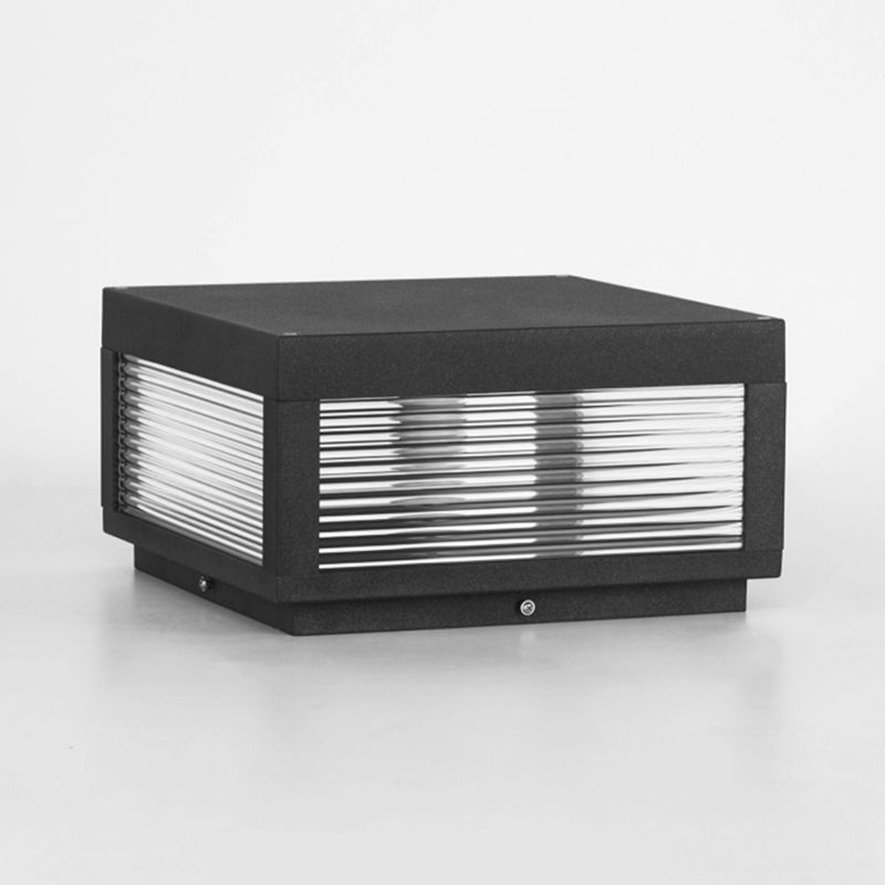 Ray Retro Lámpara Exterior LED Cubo Metal Patio Jardín