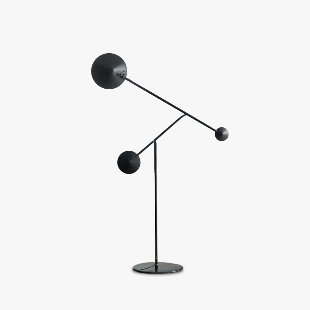 Mira Moderna Minimalista Metal Lámpara de Pie Negra