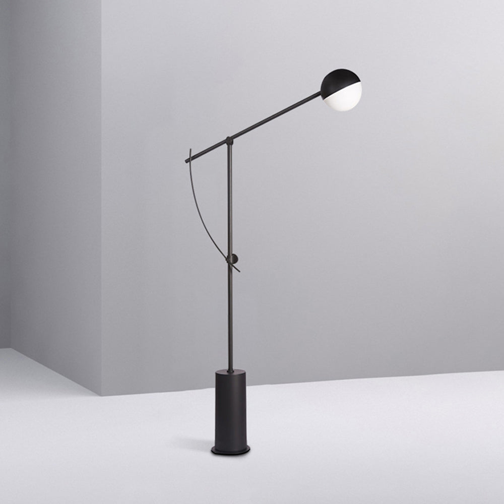 Mira Moderna Minimalista Metal Lámpara de Pie Negra
