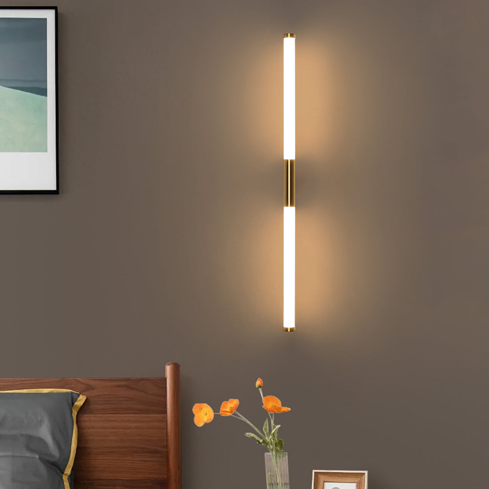 Arisha Moderno Lineal Acrílico Aplique de Pared Para Espejo Blanco
