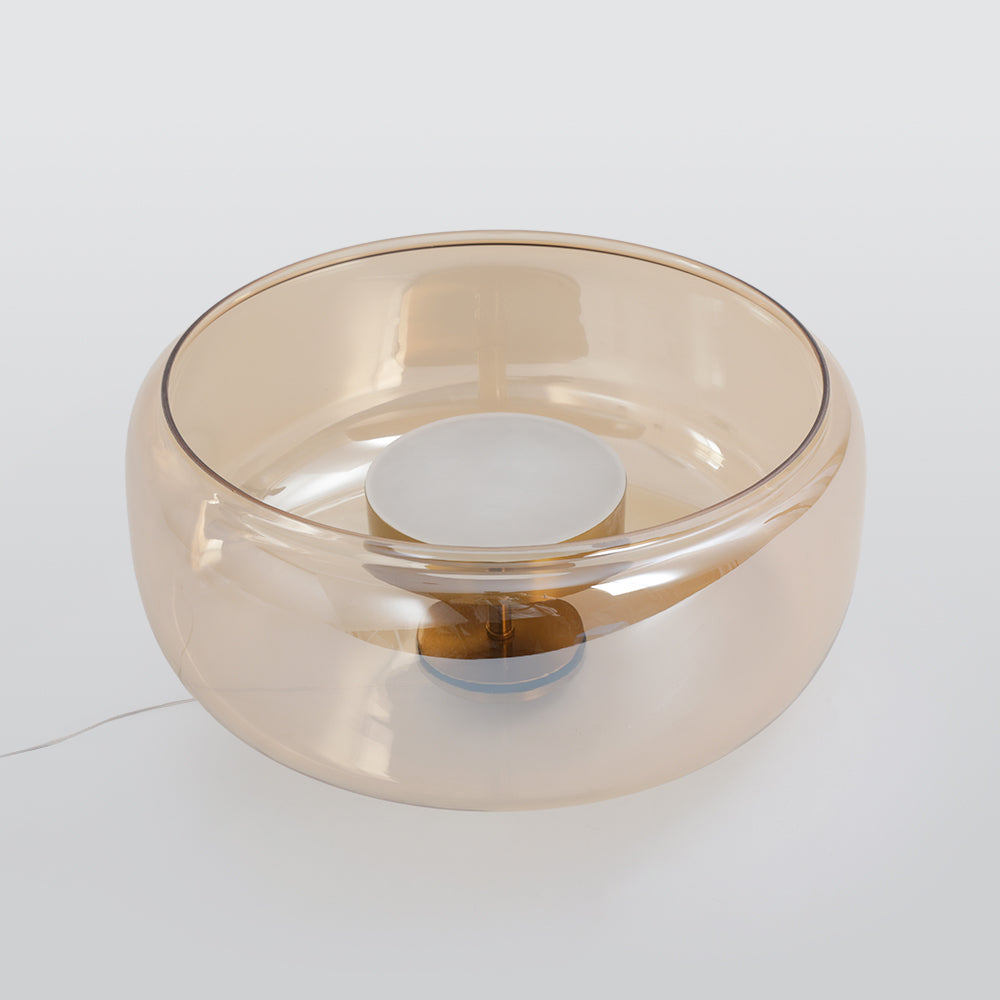 Valentina Moderna Minimalsita Metal Lámpara Colgante Transparente/Ámbar/Gris Ahumado