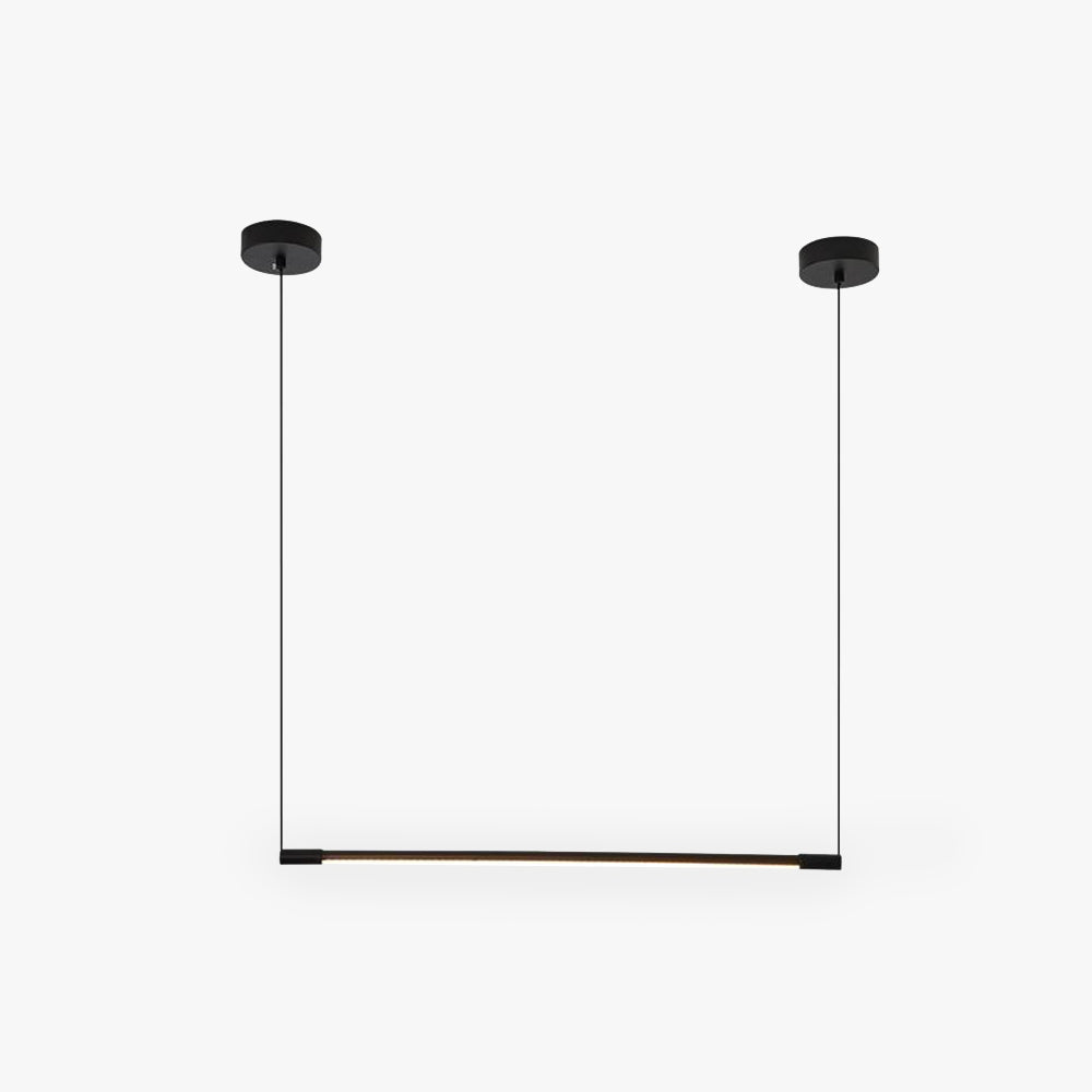 Arisha Minimalista Lámpara Colgante Lineal Salón Negro