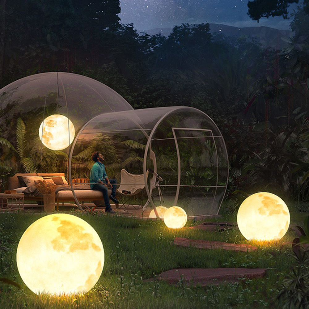 Ray Decorativa Lunar Metal Resina Vidrio Lámpara Colgante Exterior