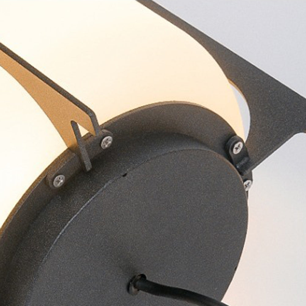 Ray Lámpara Exterior Minimalista Cilíndrica Vidrio Acrílico