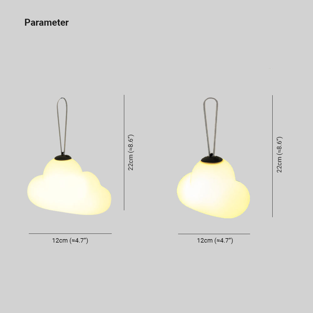 Ray Moderna Nube Metal Acrílico Lámpara Colgante Exterior