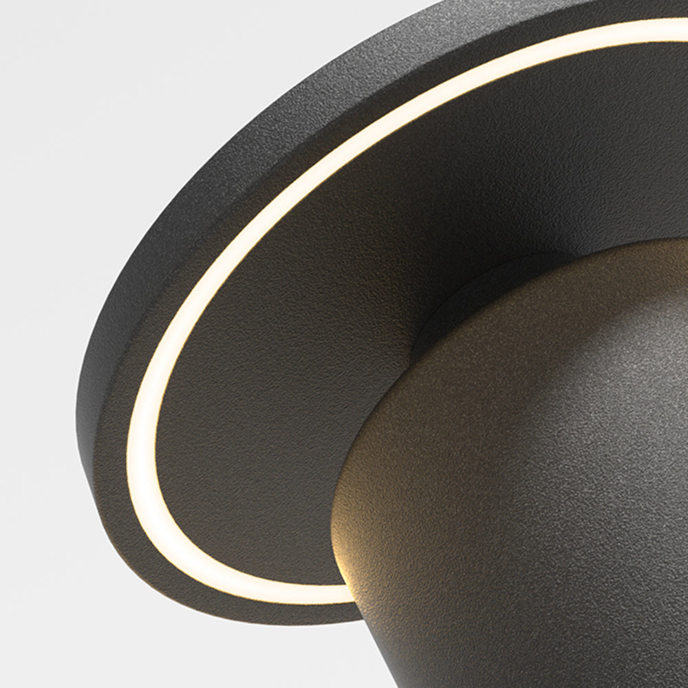 Ray Moderno Lámpara de Pie Exterior Recargable Metal Patio