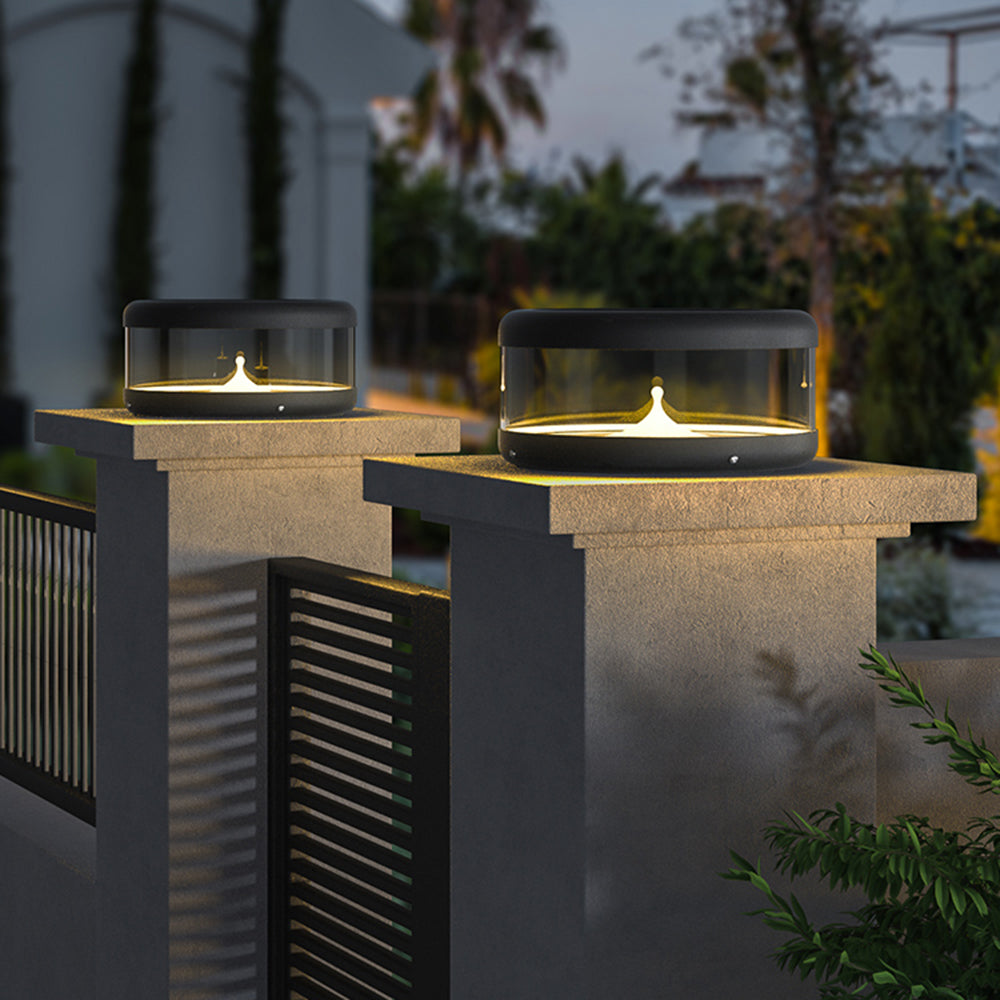 Ray Moderna Lámpara Exterior Metal con Arena Movediza Patio