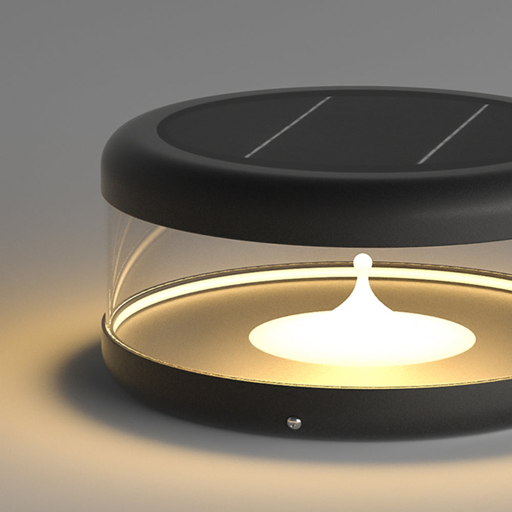 Ray Moderna Lámpara Exterior Metal con Arena Movediza Patio