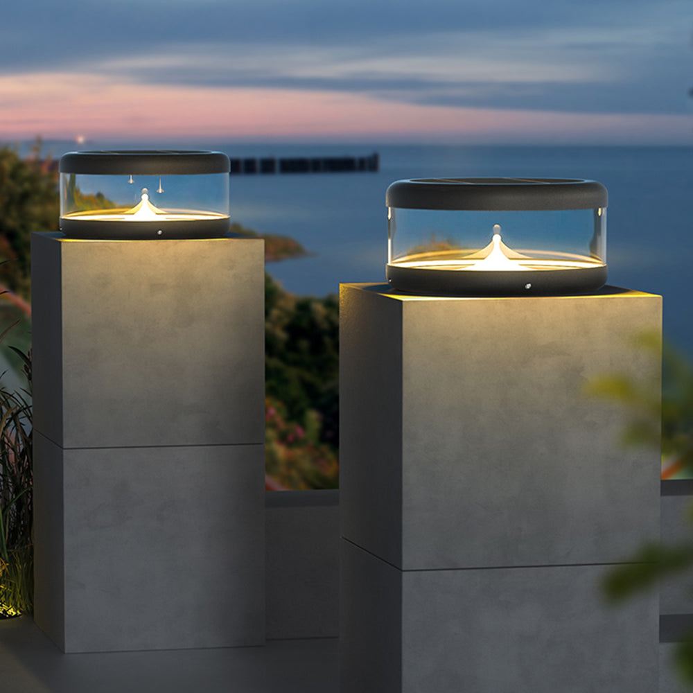 Ray Moderna Lámpara Exterior Metal con Arena Movediza Patio