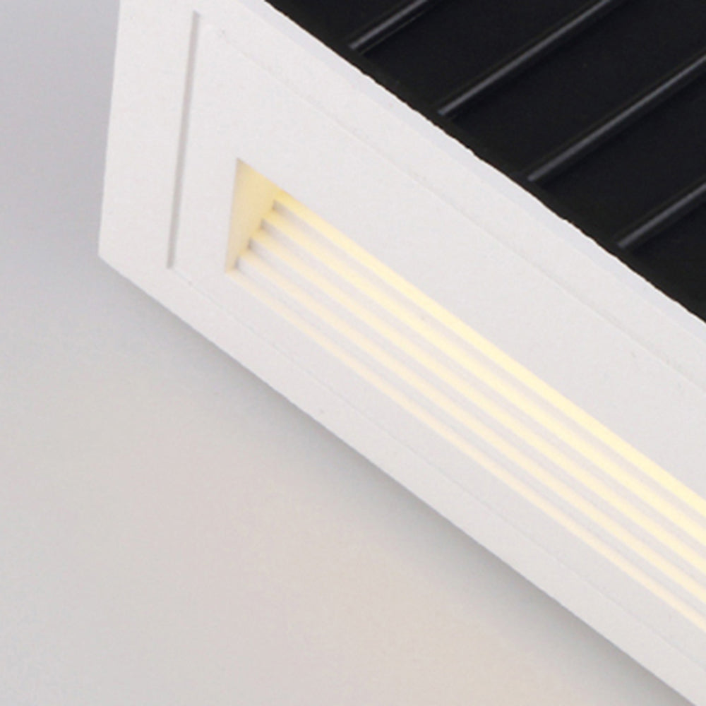 Ray Moderna Triángulo Solar Metal Acrílico Lámpara Exterior