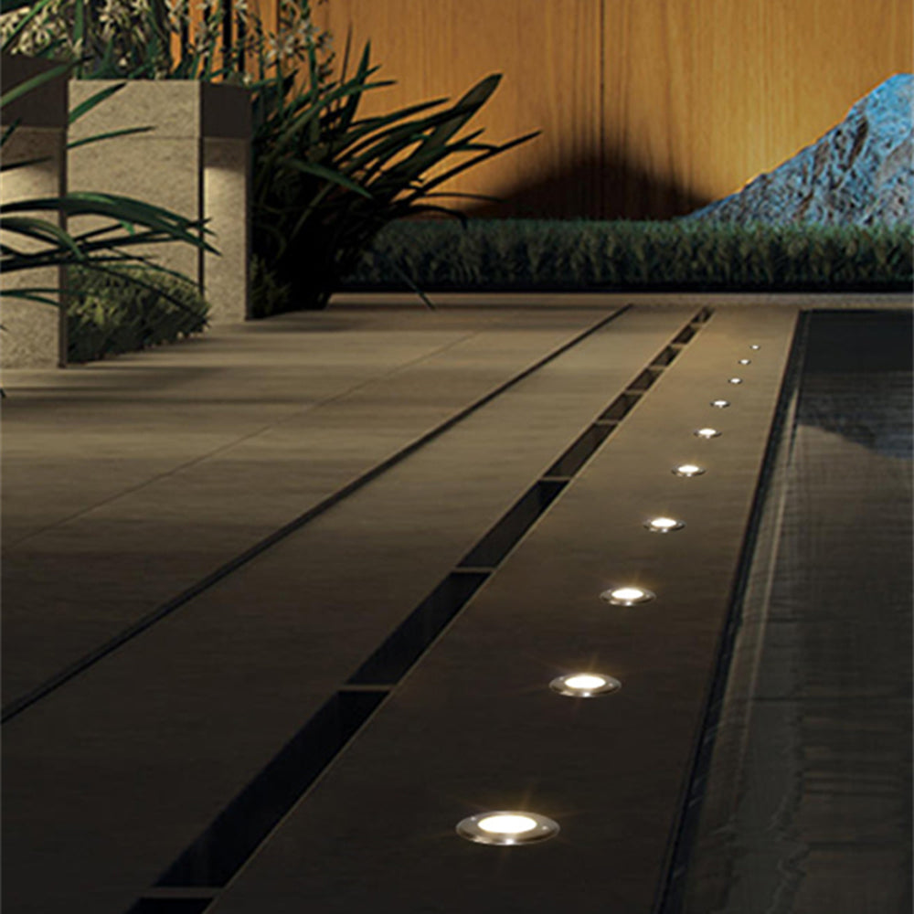 Ray Lámpara de Exterior Moderno Cilíndrico Metal Patio