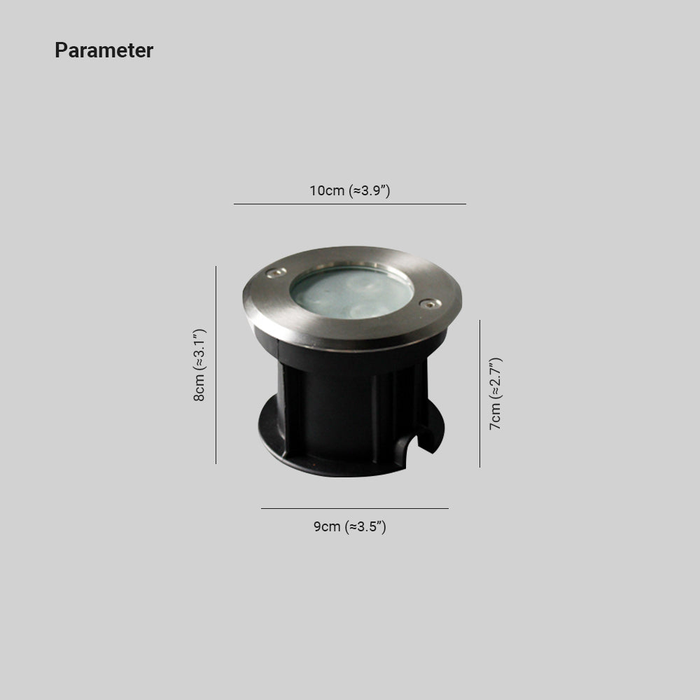 Ray Lámpara de Exterior Moderno Cilíndrico Metal Patio